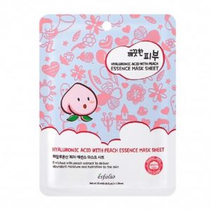 ESFOLIO pure skin hyaluronic acid with peach essence mask sheet