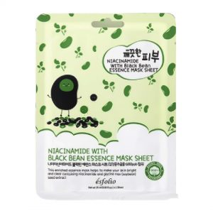 ESFOLIO pure skin Niacinamide Black Bean essence mask sheet