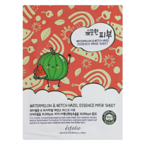 ESFOLIO pure skin watermelon & witch essence mask sheet