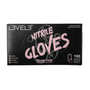 LV3 NITRILE GLOVES (PEARL PINK)