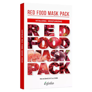 ESFOLIO RED FOOD MASK PACK
