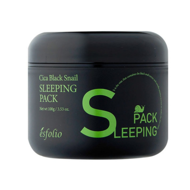 Cica Black Snail Sleeping Pack