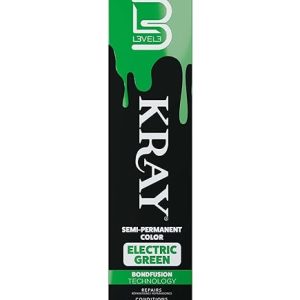 KRAY Semi-Permanent Hair Color Electric Green L3VEL3