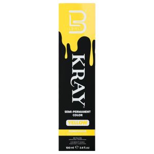 KRAY Semi-Permanent Hair Color Yellow L3VEL3