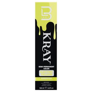KRAY Semi-Permanent Hair Color Electric Yellow L3VEL3