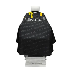 L3VEL3 Cape with Rubber Neck Gray with Colorful Drop