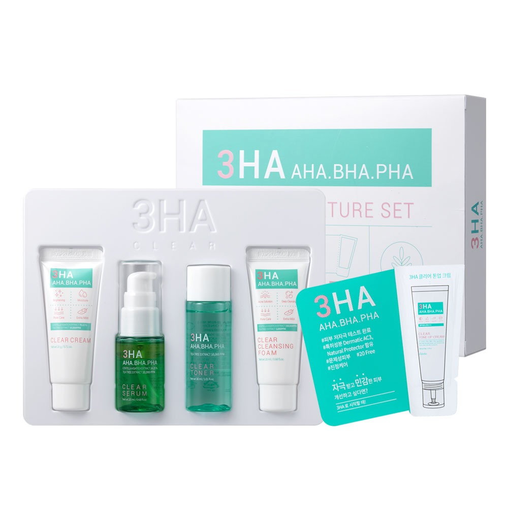 3HA Clear Miniature Set