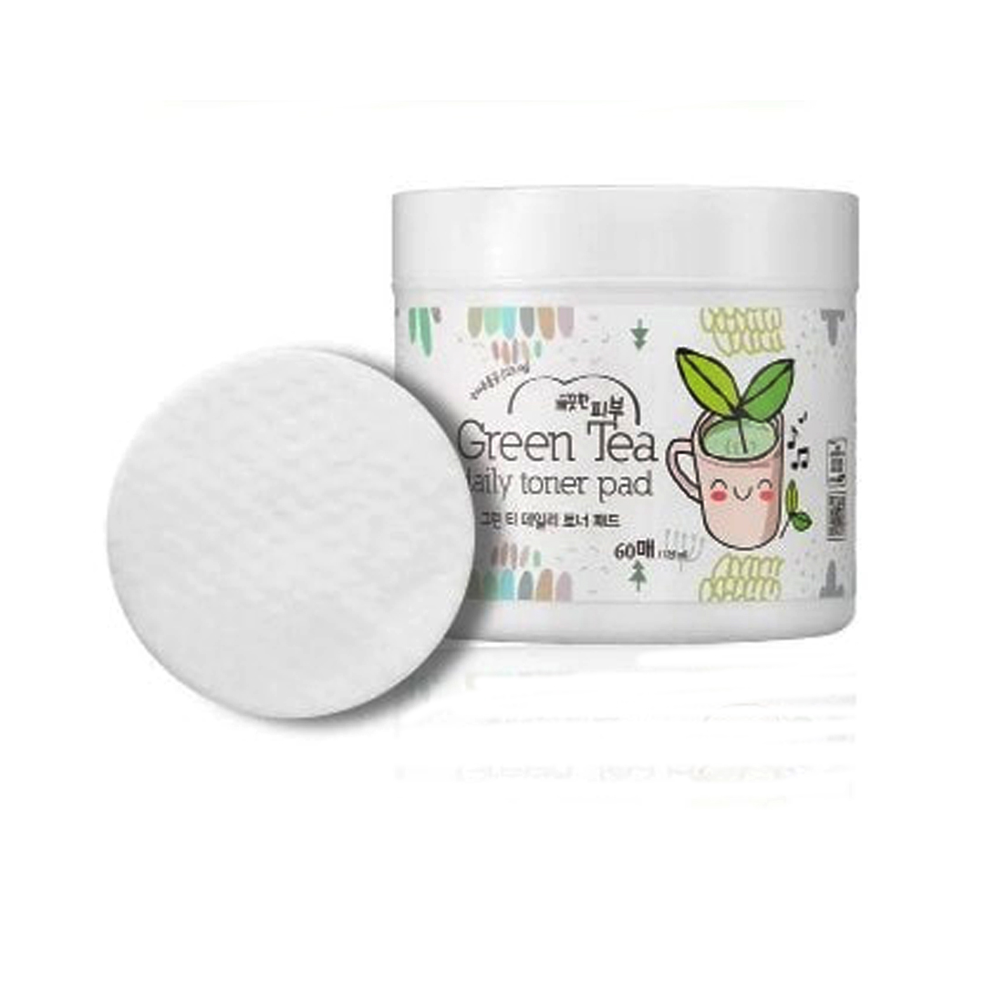 Green Tea Daily Toner Pads (130 ml / 60 Pads)