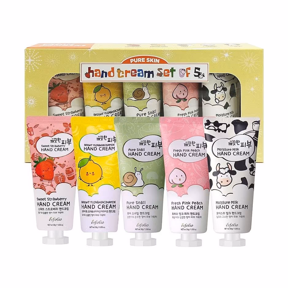Pure Skin Hand Cream Set of 5 (5 x 60 ml / 100 ml)