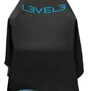 Capa Profesional con Cuello de Goma (Cyan / Negro)