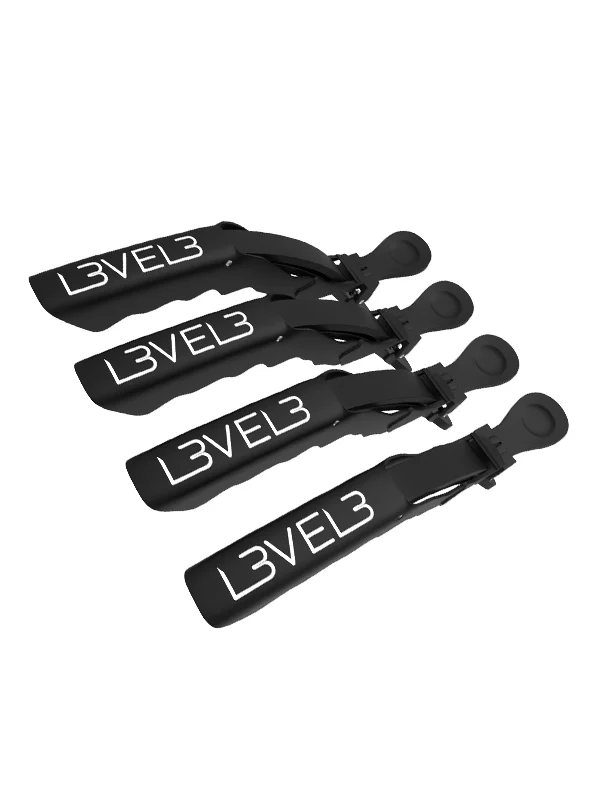 Set de Pinzas Cocodrilo para Cabello (4 piezas)
